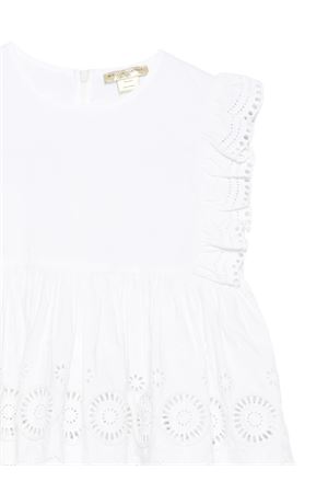 Top con maniche a volant e ricami in stile inglese STELLA McCARTNEY KIDS | TY5B32Z3459100
